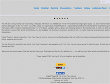 Tablet Screenshot of impactdrama.com